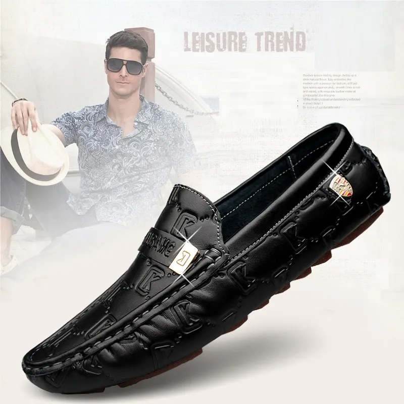 Sepatu Pria Loafers Sepatu Pantofel Santai Kasual Kerja Kulit Sapi Asli Pantofel IMPORT 045