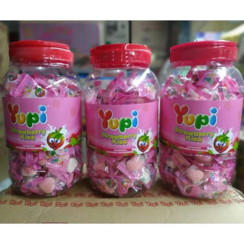 Yupi jar - permen yupi toples 300gr jajan lebaran