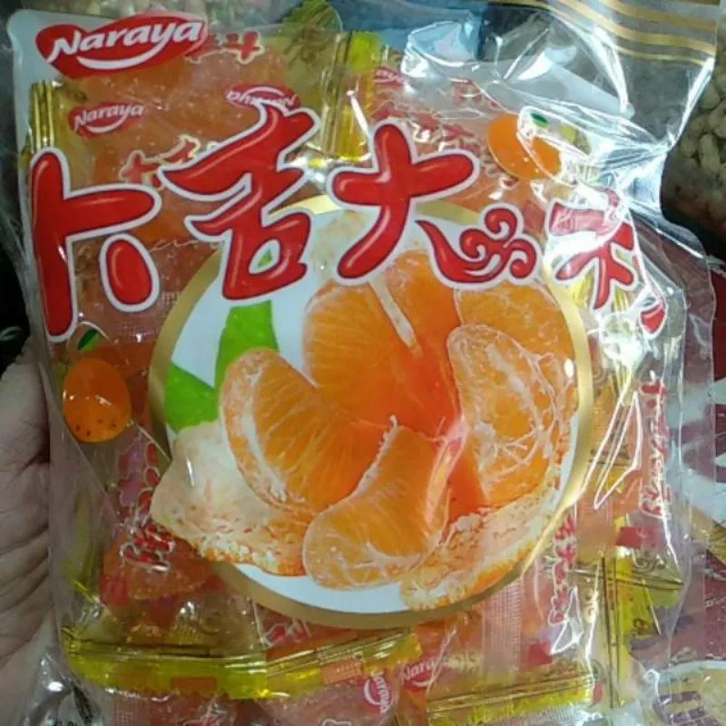 (JATIM EXP 2027) NARAYA Permen jelly jeruk 500gr - Snack lebaran