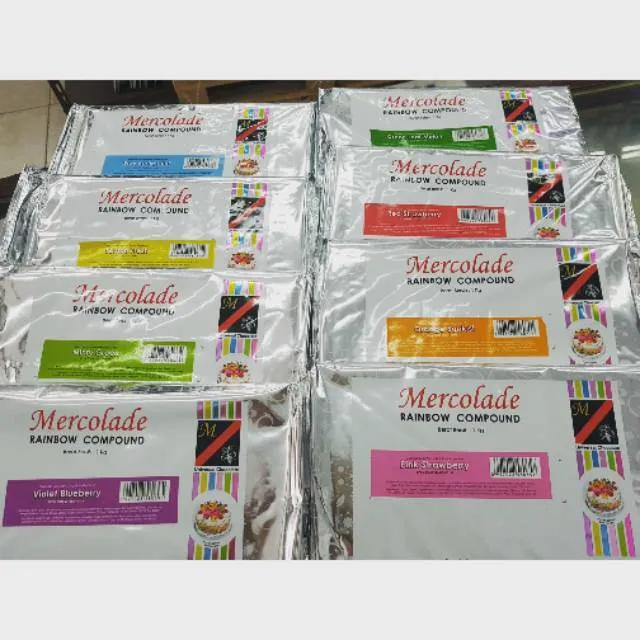 Mercolade Rainbow Chocolate 150grm Batangan