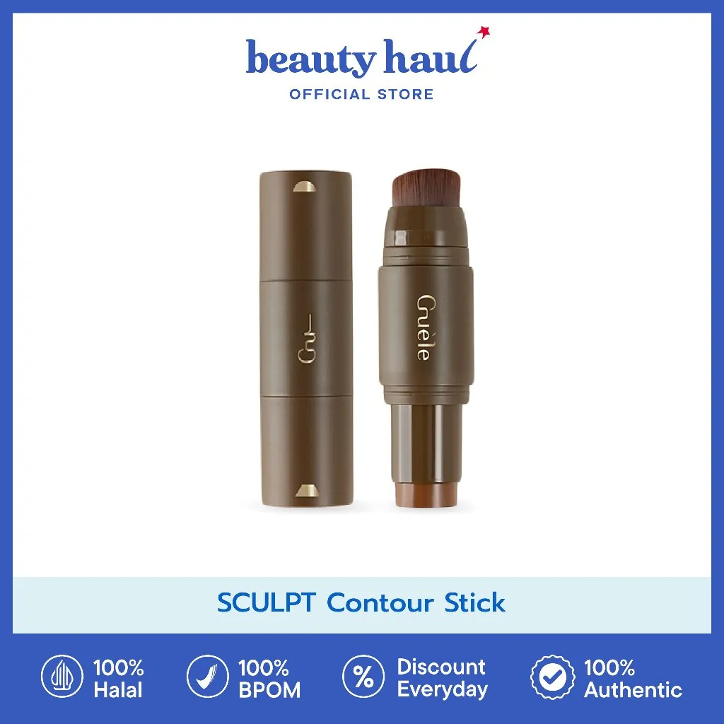 GUELE SCULPT Contour Stick - Guele Countour Stick Natural, Makeup Contour Stick Creamy dan Mudah Diblend