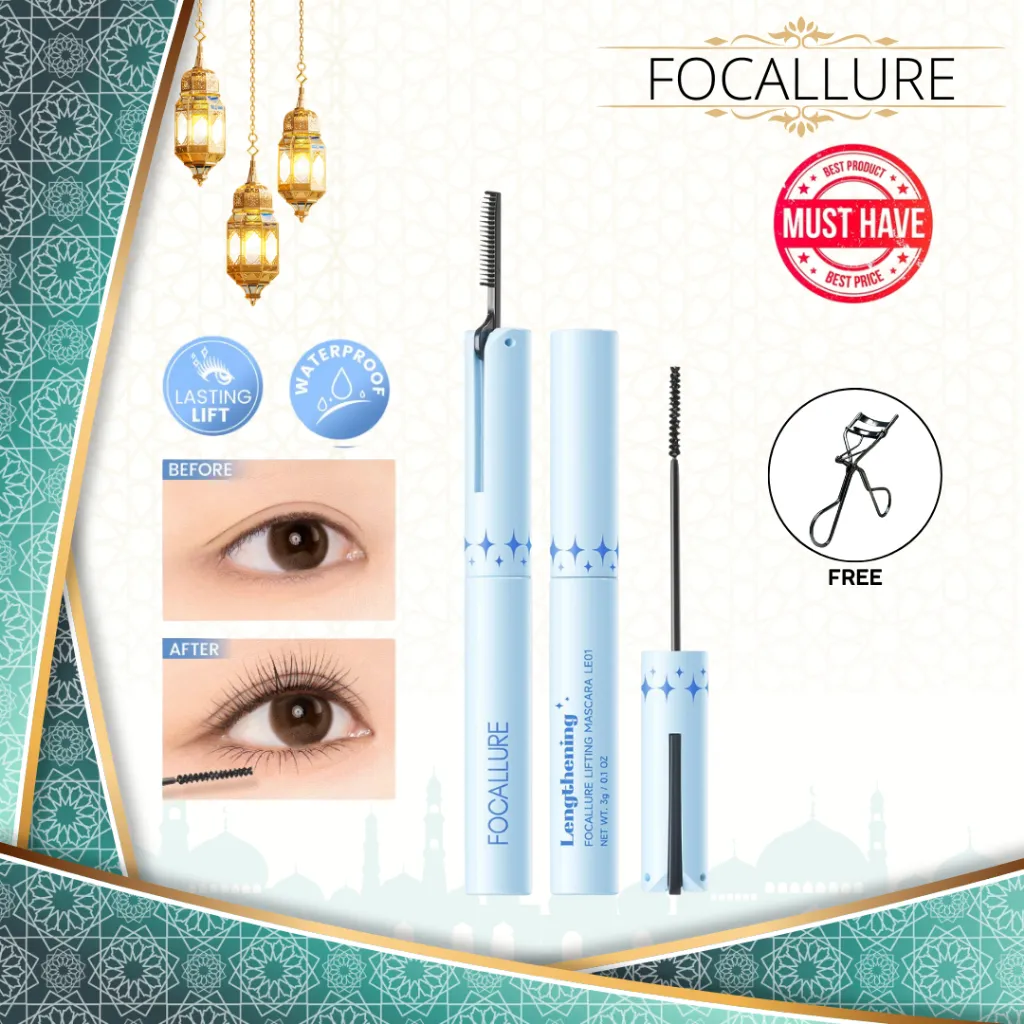 FOCALLURE 2MM Ultra-fine Mascara Curl Eyelash Waterproof Pro FA-E19