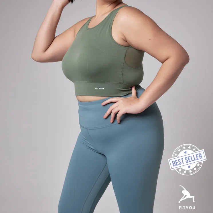 FitYou Mesh Back Align Sport Bra Jumbo Breathable & Stretchable