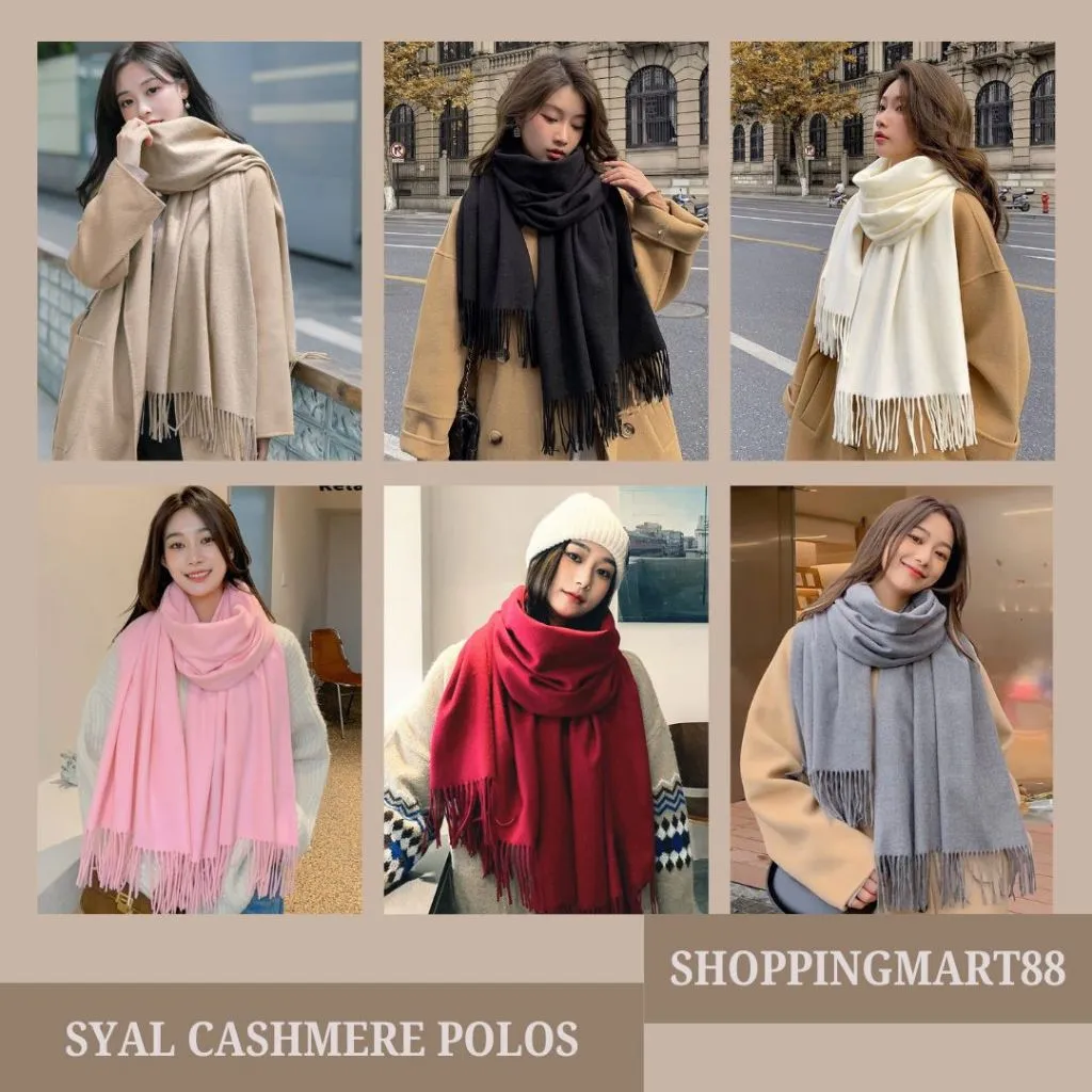 Pashmina Syal Scarf Korea Fashion Autumn Musim hijab/kerudung/dubai shawl/selendang