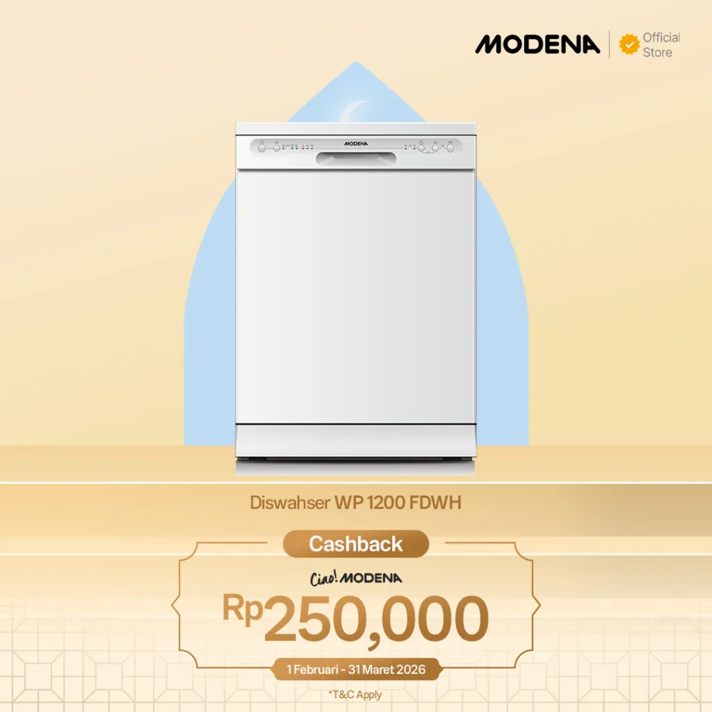 MODENA Dishwasher - WP 1200 FDWH