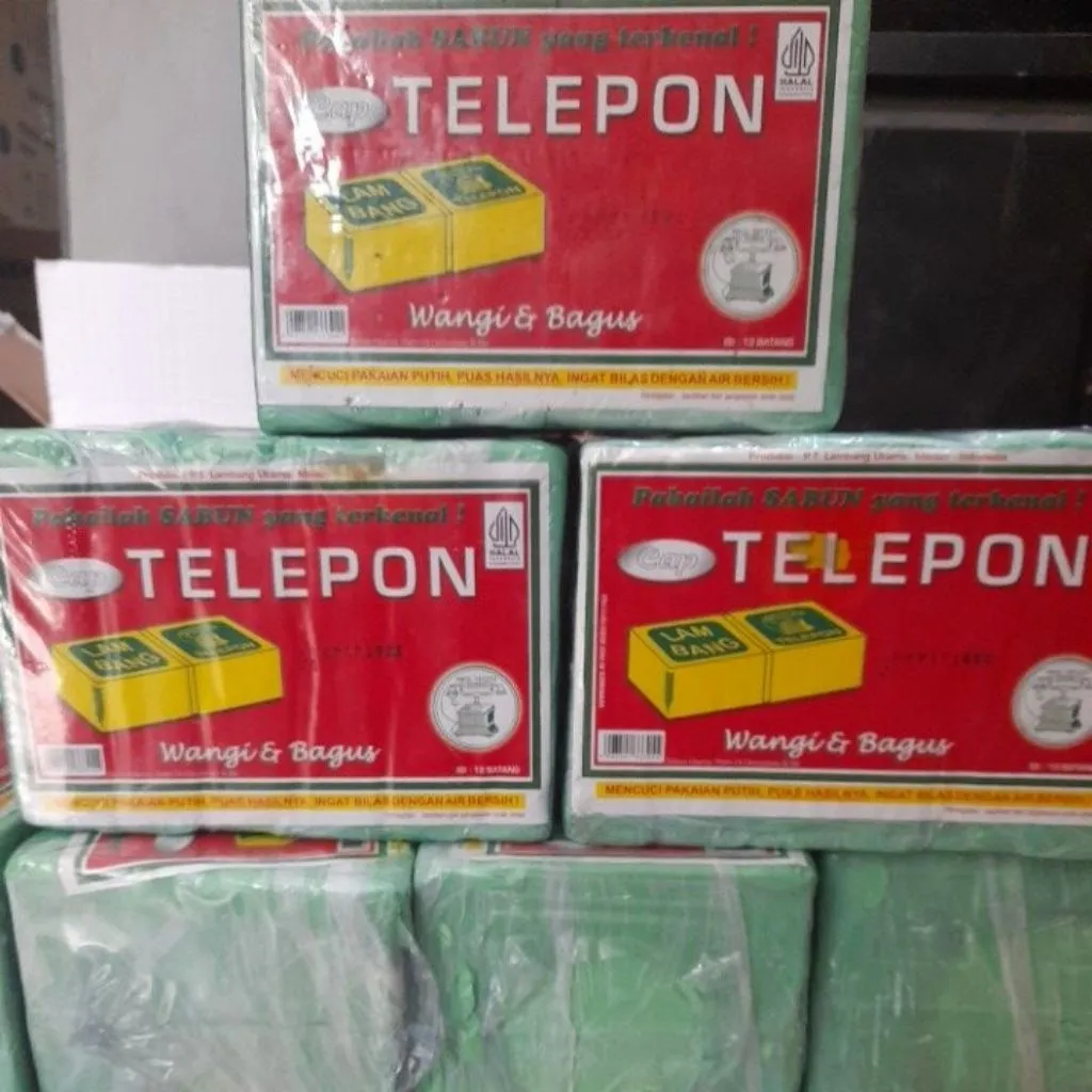 Sabun batang Telepon 1pak isi 12batang