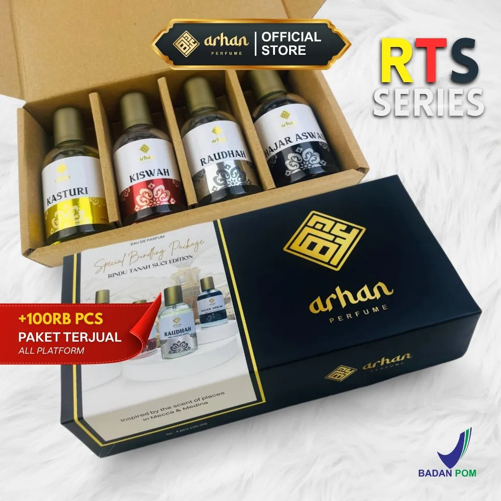 ARHAN Paket Parfum Rindu Tanah Suci Series 30 ml 4 varian Inspired Perfume