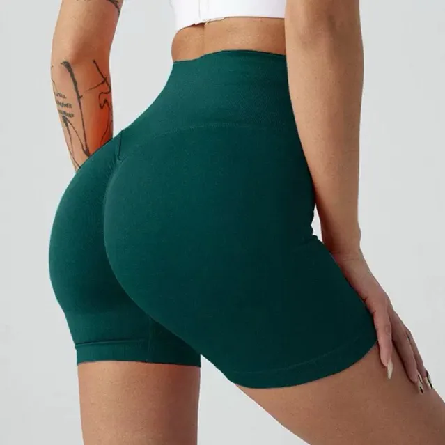 Celana Legging Olahraga Pendek Wanita HYORI SHORTS Pants Leging Sport Jumbo Highwaist dengan Bahan Premium Elastis Nyaman untuk Yoga dan Gym Running Lari