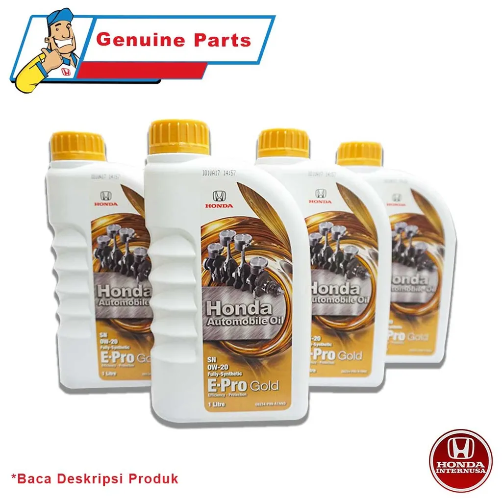 Paket Oli Mobil Honda E-Pro Gold OW-20 isi 4 liter