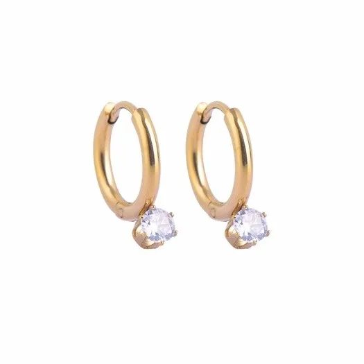 Panlandwoo - Anting Hoop Titanium Wanita Secret