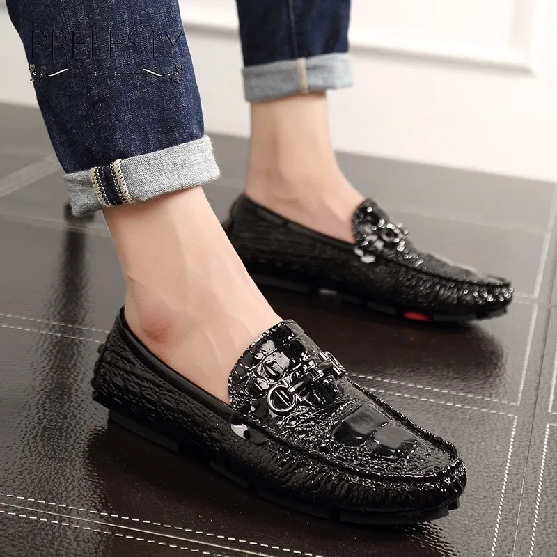 COD Fashion Sepatu Pria Kasual Loafers Import Sepatu Formal Slip On Keren Sepatu Kantor Tanpa Tali Santai Kerja 106