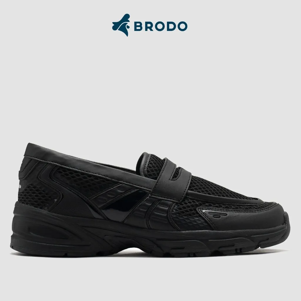 BRODO - Sneakers Ace Neptune Loafers Full Black