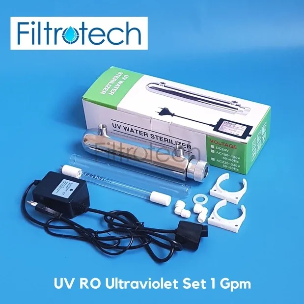 Germilite UV 1 gpm 6 watt , 2 gpm 12 watt, 2 gpm 16 watt  Ultraviolet set Utk Reverse Osmosis RO