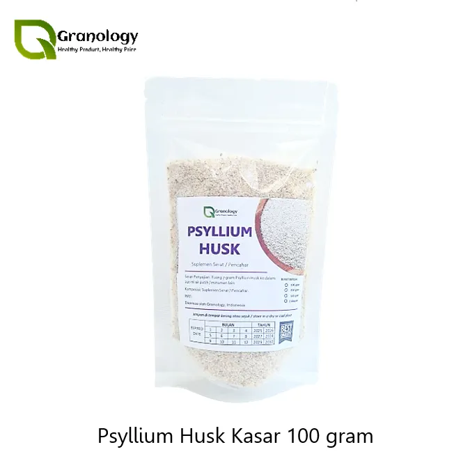 Psyllium Husk Flakes / Bulk Forming Laxative (100 gram) by Granology
