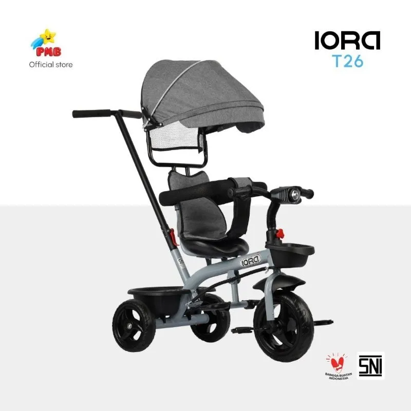 Sepeda Roda Tiga PMB IORA TC03 TC06 Sepeda Anak Roda 3 Baby Tricycle T25 T26 T27 T28 T29 T33 T35 T36