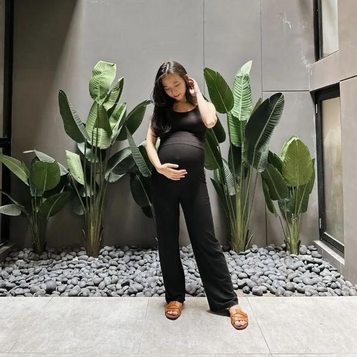 Hellomommy - Sachie Legging Maternity | Celana Legging Premium Celana Legging Wanita Hamil Terbaru