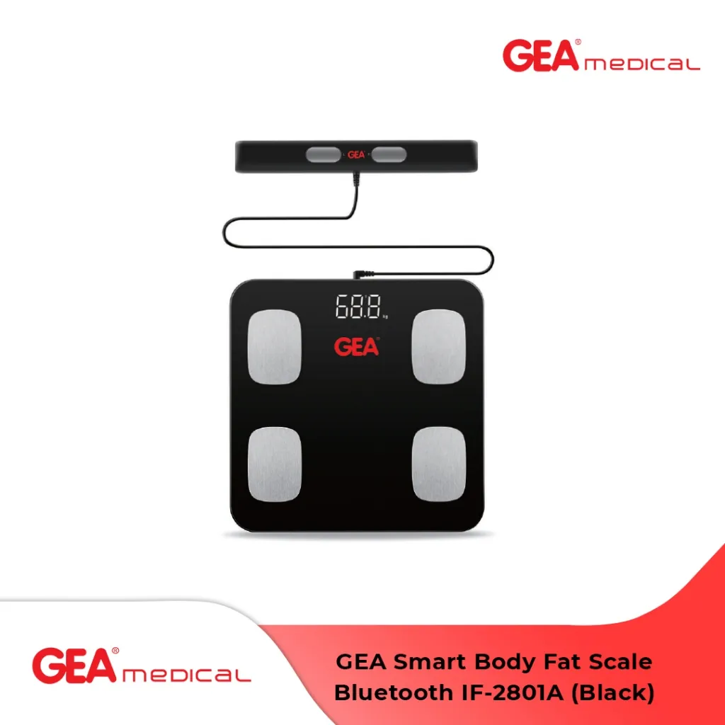 GEA Timbangan Badan Digital Bluetooth/Smart Body Fat Scale Bluetooth IF-2801A