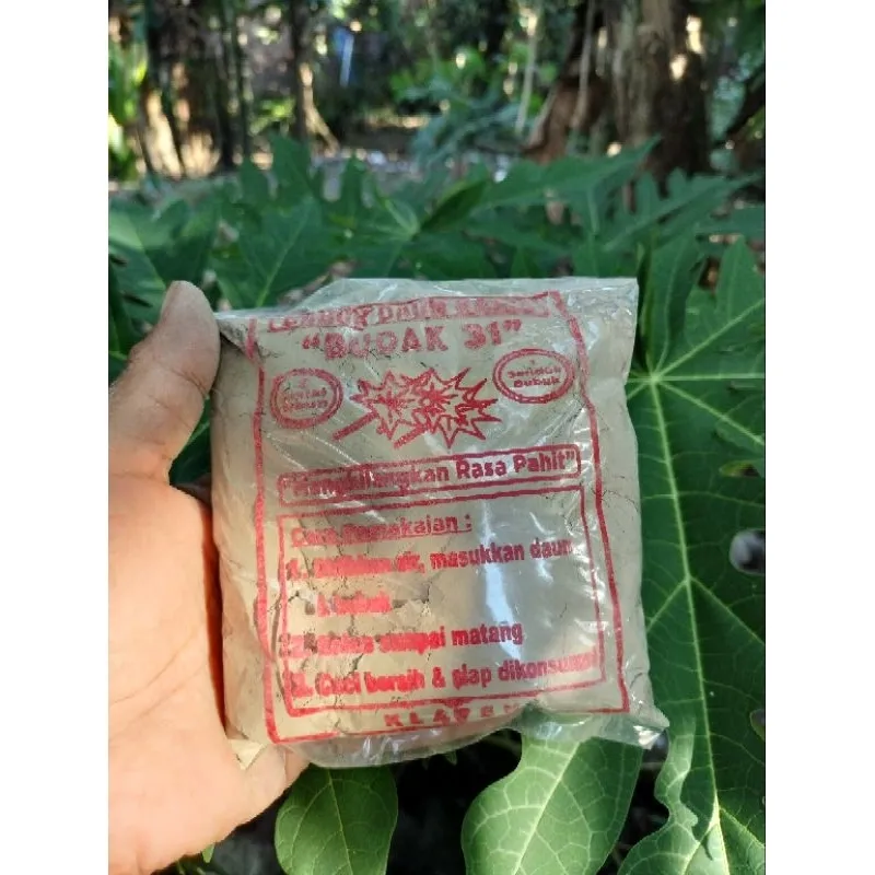 AMPO/TANAH LIAT BUBUK PENGHILANG PAHIT DAUN PEPAYA