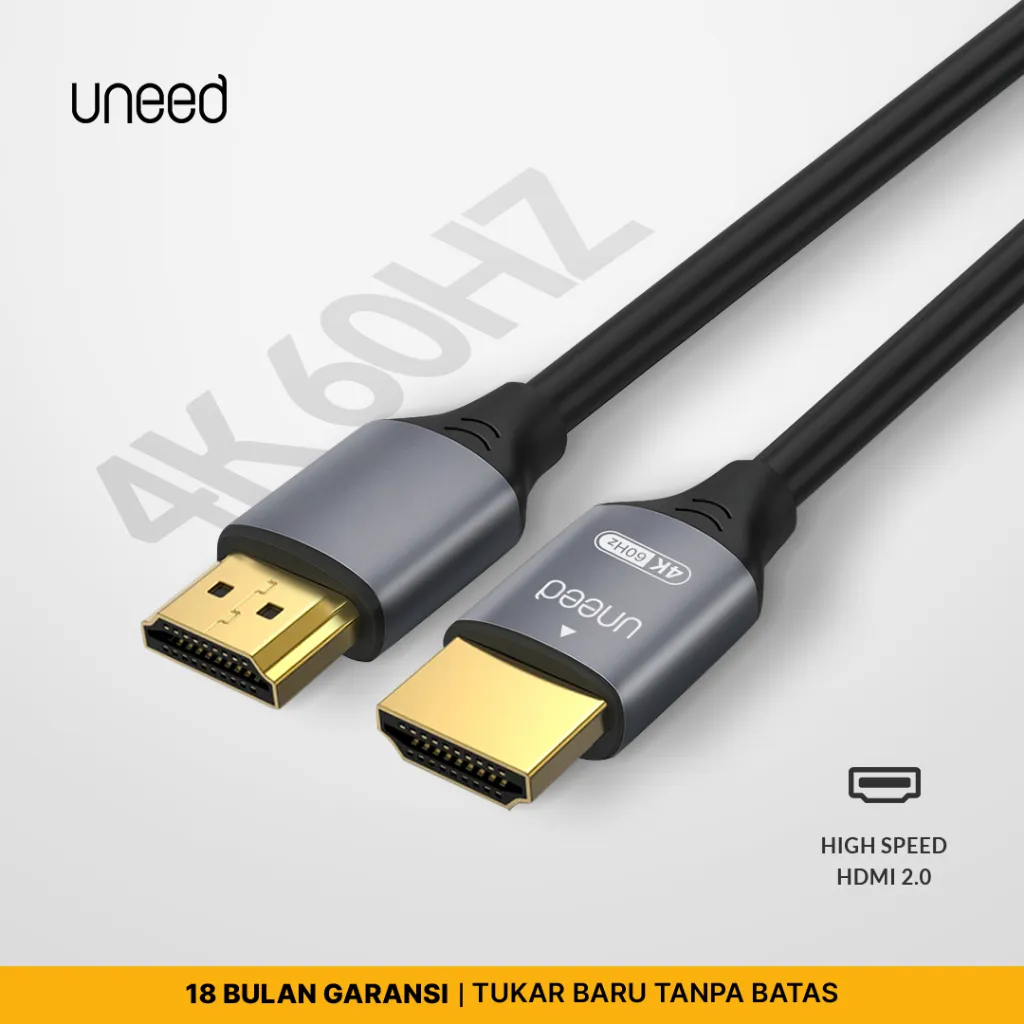 UNEED Kabel HDMI to HDMI 4K 60Hz UHD 3D High Speed Quality – UDC303