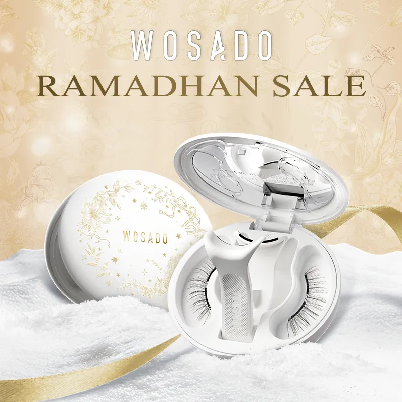 RAMADHAN LIMITED EDITION!!! WOSADO Bulu Mata Palsu Magnetik Reuseable Magnetic Lash Natural Korea Look Makeup Eyelash Extension