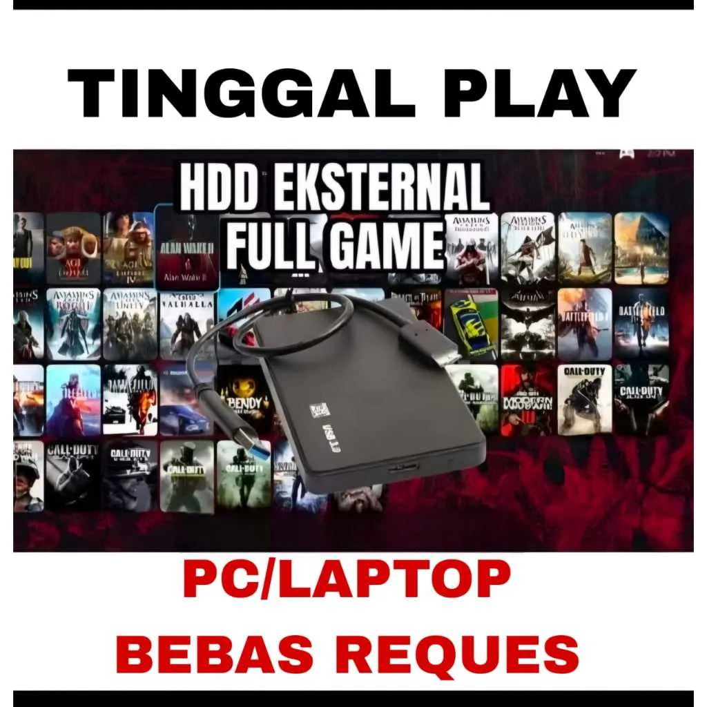 HDD EXTERNAL FULL Games pc/laptop/komputer/ 320gb/500gb/1tb ready