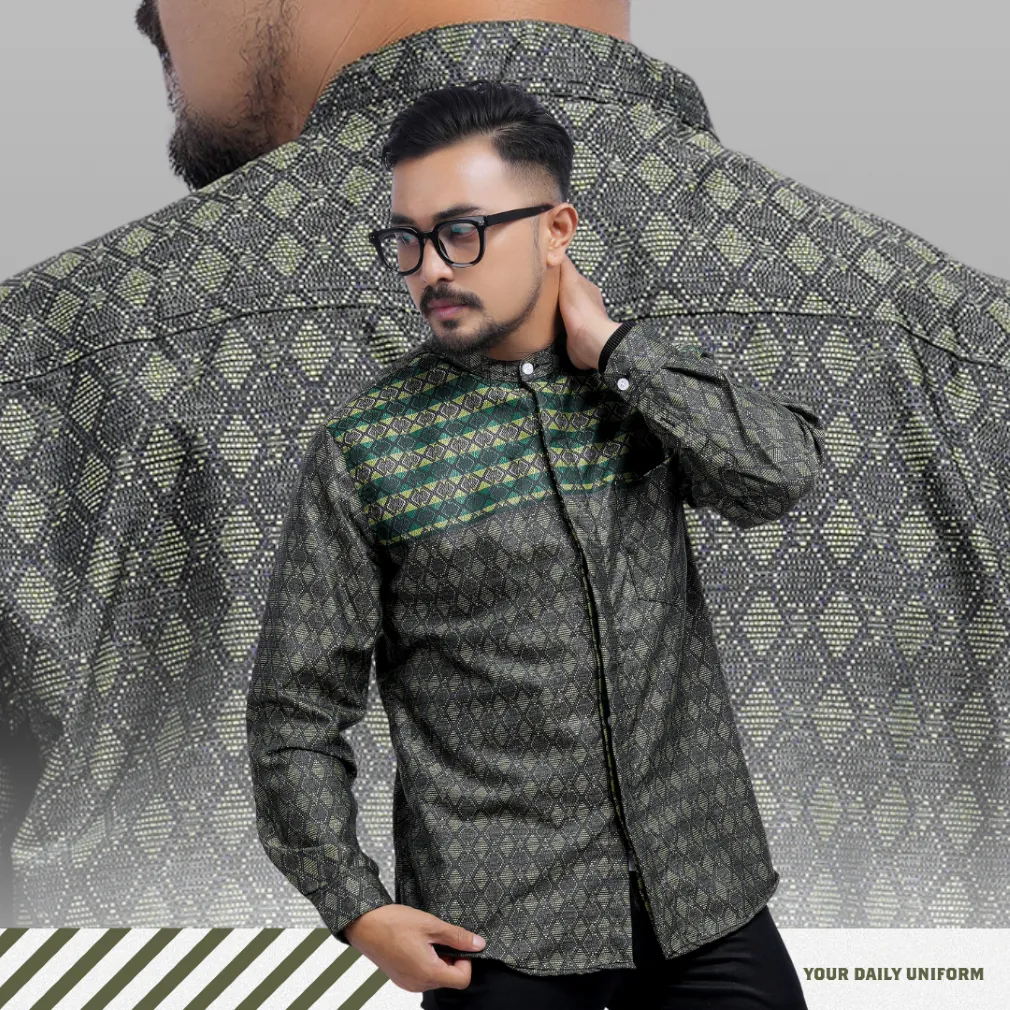 Dgm kemeja koko pria lengan panjang premium koko dewasa 011 J