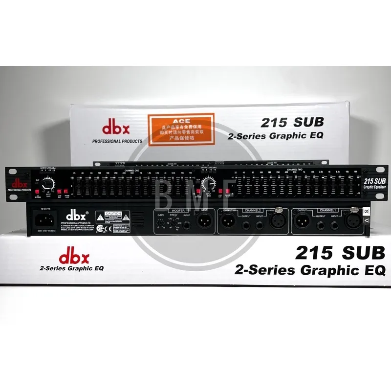 EQUALIZER DBX 215 + SUBWOOFER DBX215 + SUBWOOFER GRADE A