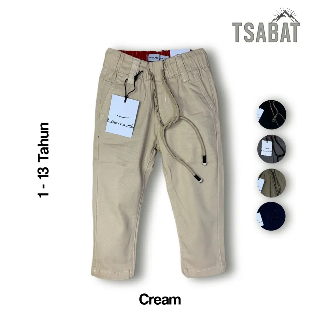 Celana Panjang Chinos Anak 1-13 Tahun Premium By LIBAS / Bisa COD