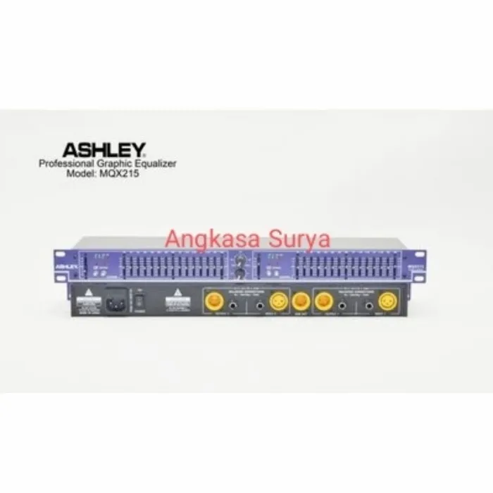 EQUALIZER ASHLEY MQX 215+ MQX215+ SUBWOOFER (2X15 CHANNEL) ORIGINAL