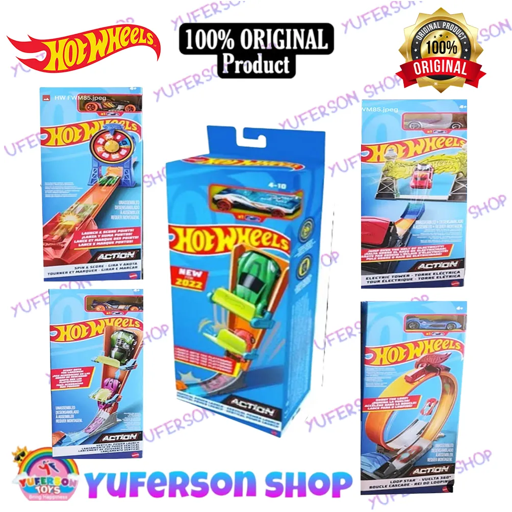 Hotwheels Classic Stunt Spin & Score Loop Star Vertical Power Electric Tower FWM85