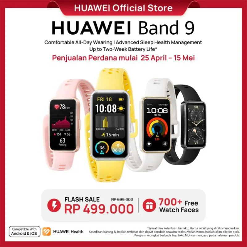 Smartband Huawei Band 9| Band 10| Garansi Resmi