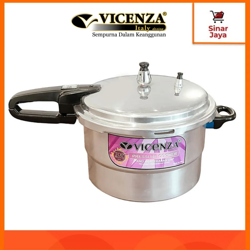 VICENZA V-324 Presto 8 Liter 24 cm (Pressure Cooker Bertekanan Uap)