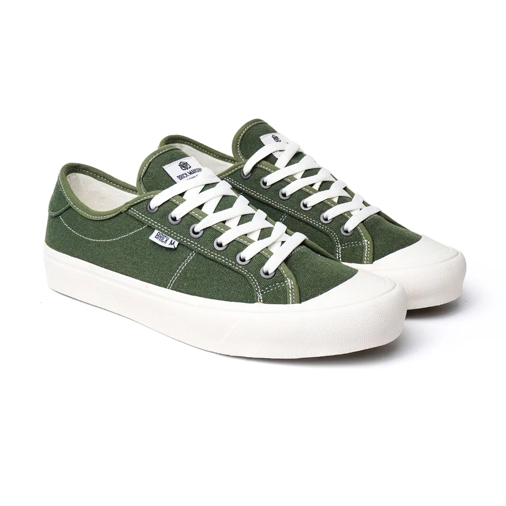 Brick Mansions - Urban Street Olive Green Sepatu Sneakers Casual Pria Wanita