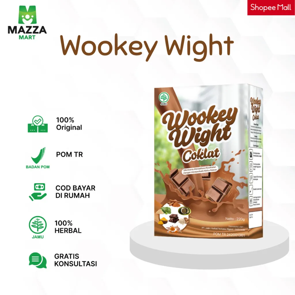 Wookey Wight Susu Gemuk Badan Wookey Weight Penambah Berat Badan