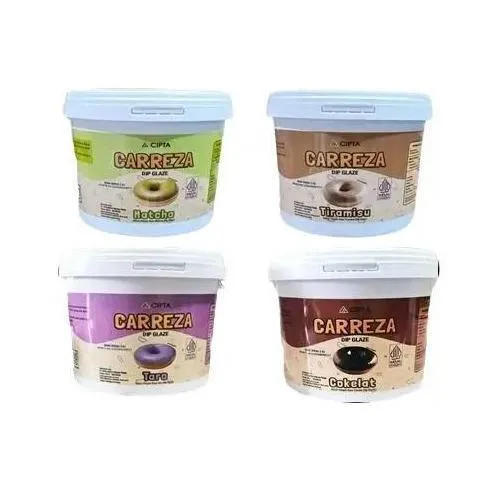 Carreza Dip Glaze 5kg All Variant Topping Donut