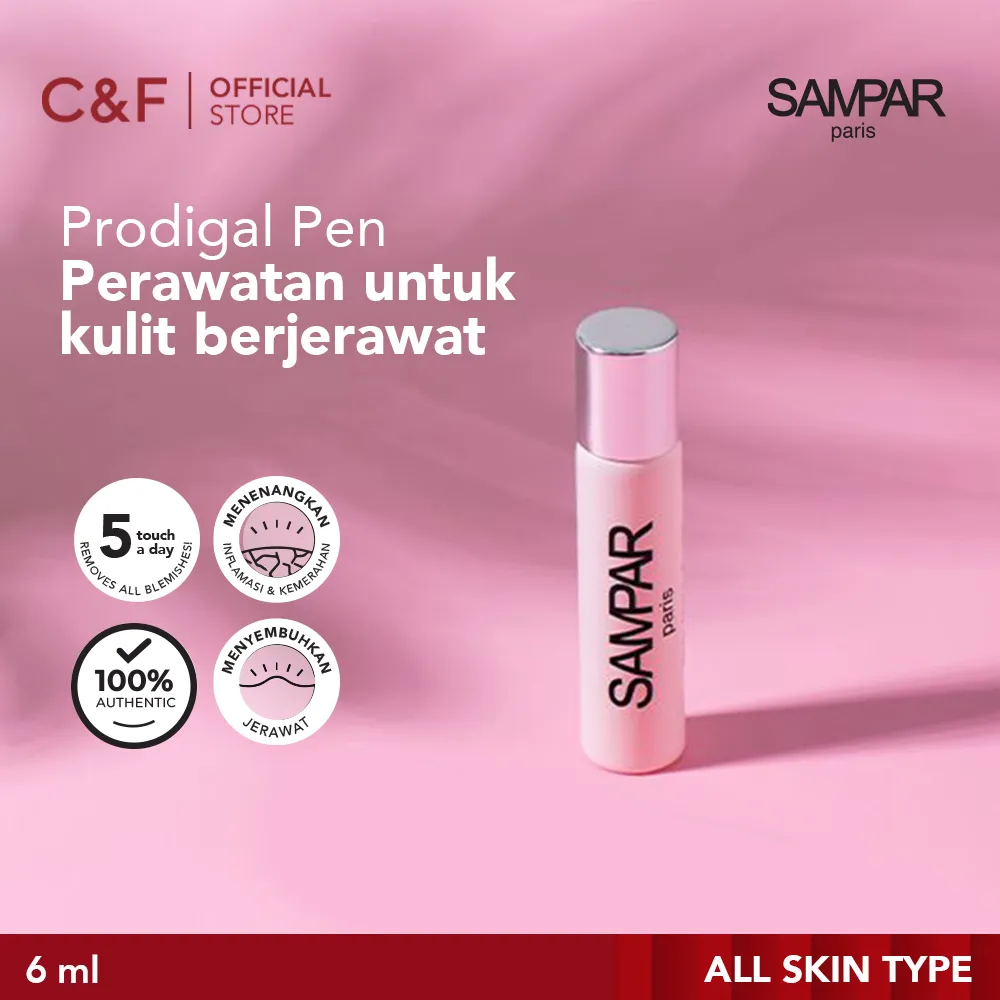 [ED 11/26] Sampar Prodigal Pen 6 ml | Obat Totol Jerawat | Acne Roll Treatment