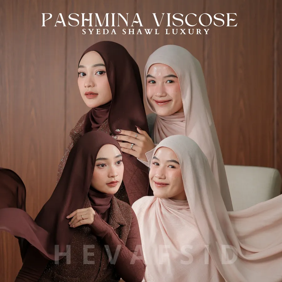 Heva - Pashmina Syeda Viscose Shawl Luxury | Pashmina Viscose Pashmina Viscose Modal