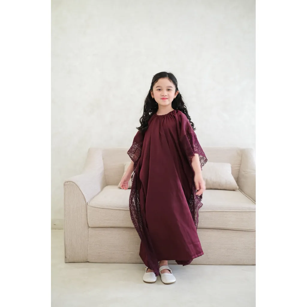 Kopuka Kids - Malika kaftan baju anak perempuan dress anak perempuan baju anak gamis anak perempuan baju muslim anak perempuan