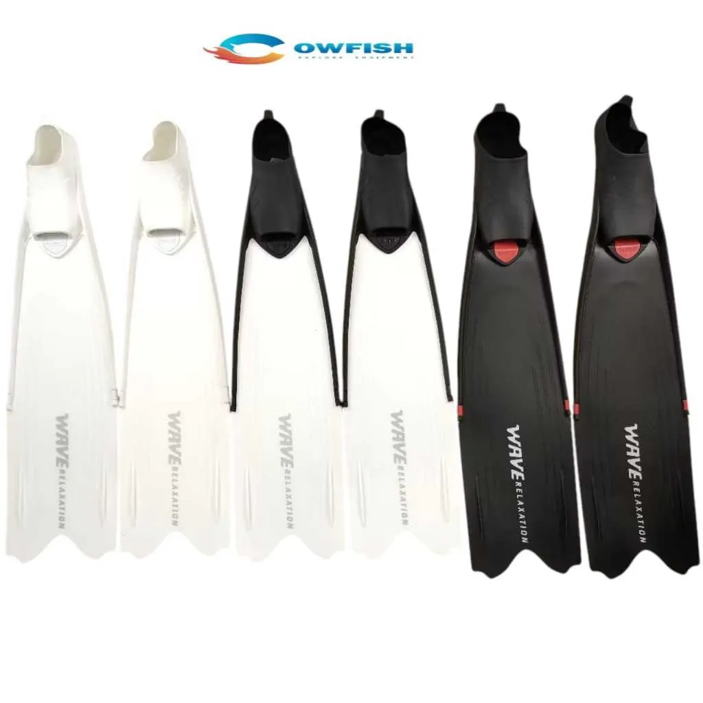 Cowfish Long Fins Wave Kaki Katak Snorkling Diving Eksklusif Sepatu renang dewasa