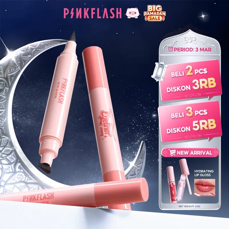 PINKFLASH QuickShape Lasting Winged 2-in-1 Eyeliner Stamp High Pigment