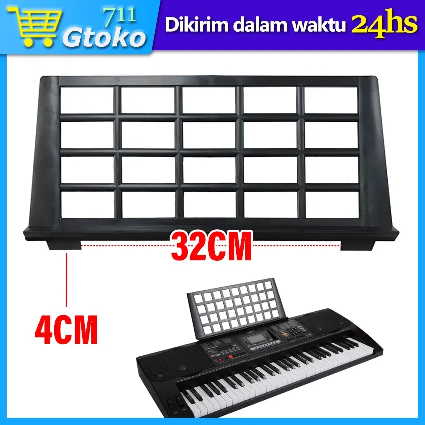 Stand Holder Partitur Sheet Buku Musik Untuk Organ Piano / Keyboard Elektronik