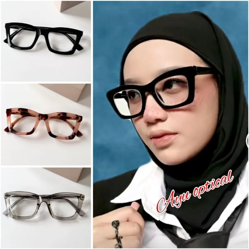 kacamata wanita bisa req minus normal dan slynder frame 2016