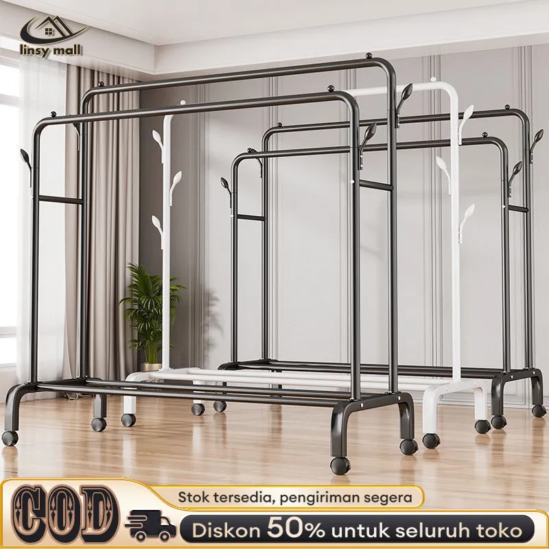 Stand Hanger Gantungan Baju Stand Hanger Besi Gantungan Baju Besi Berdiri Display Butik Bazar