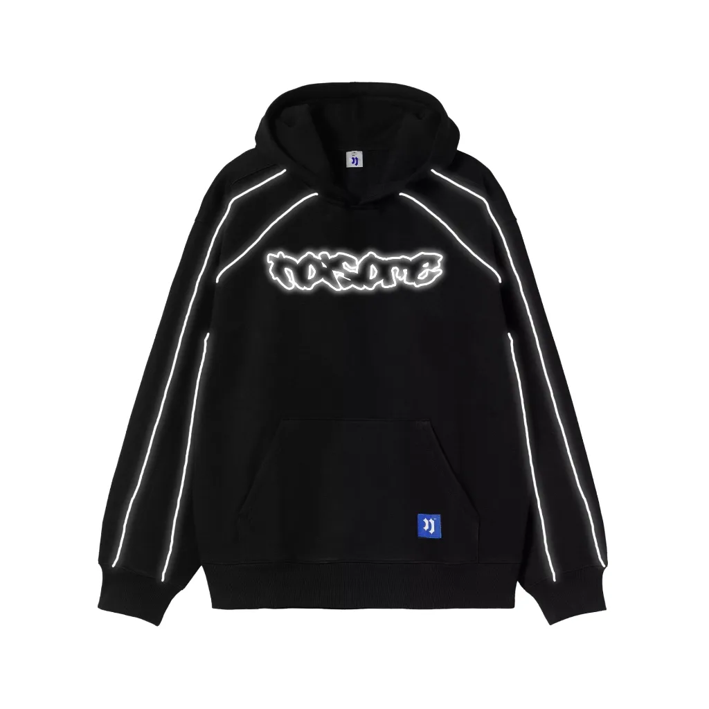 Noisome - Hoodie List Reflective - Nocturn Layer - Hitam