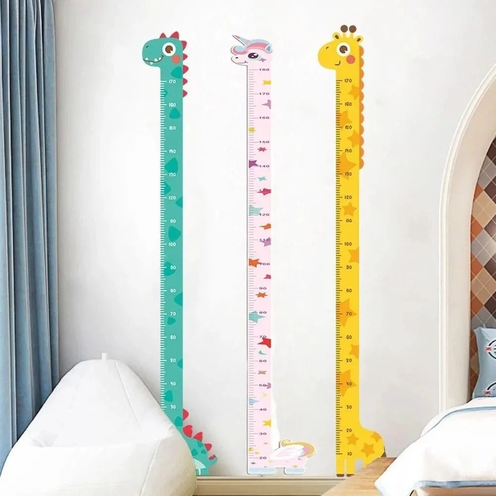 Wall Stiker Pengukur Tinggi /Badan Anak Grow up Wallpaper Sticker Dinding Kamar Anak Motif Jerapah Giraffe /STIKER DINDING PENGUKUR TINGGI 180*13.8CM