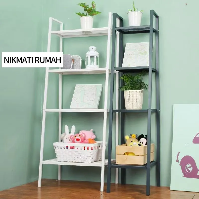 Rak Buku Susun Rak Minimalis Aesthetic Rak Buku Besi Rak Buku Portable Rak Minimalis