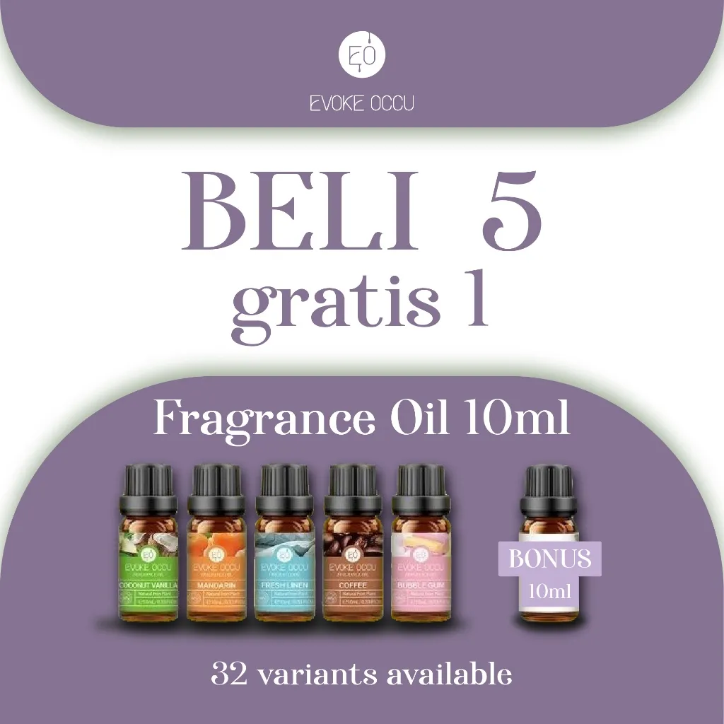 EVOKE OCCU - Fragrance Oil [10ml] Aromatherapy Pengharum Ruangan Diffuser All Product Best Seller