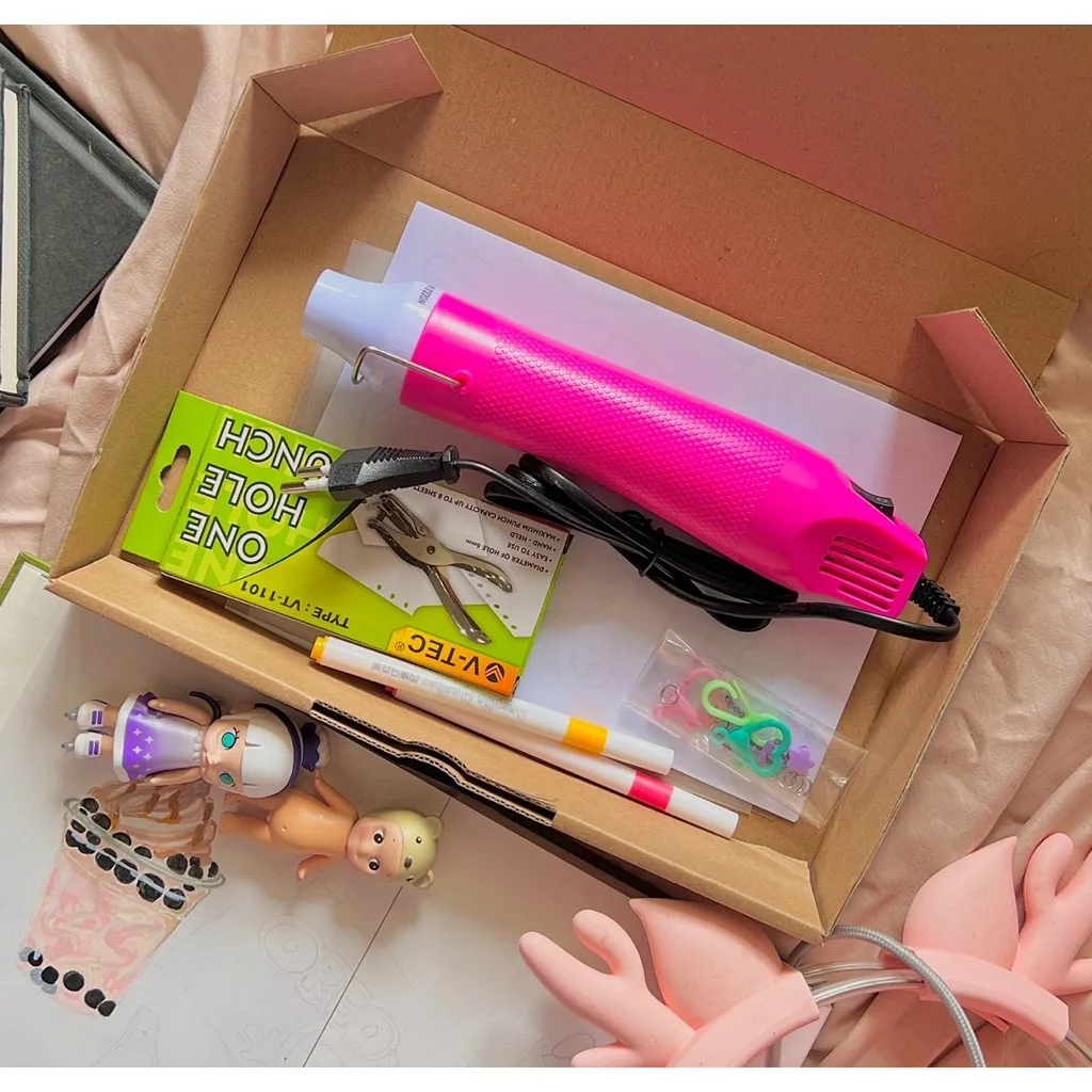 Paket Pemula Shrink Paper Plastik DIY Starter Kit
