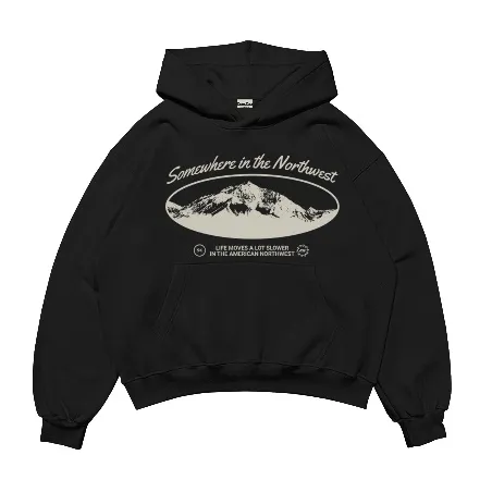 PERRYFOYE - Hoodie Boxy Oversized NORTHWEST/ Hoodie Boxy / Oversized Hoodie Boxy