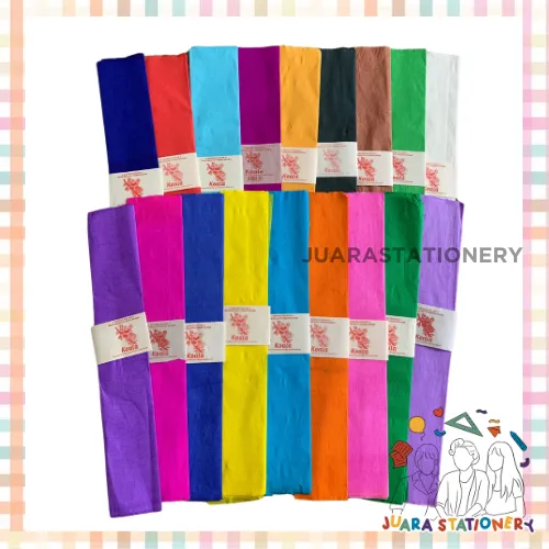 JUARASTATIONERY Kertas Krep Kertas Crape Kertas Warna Koala